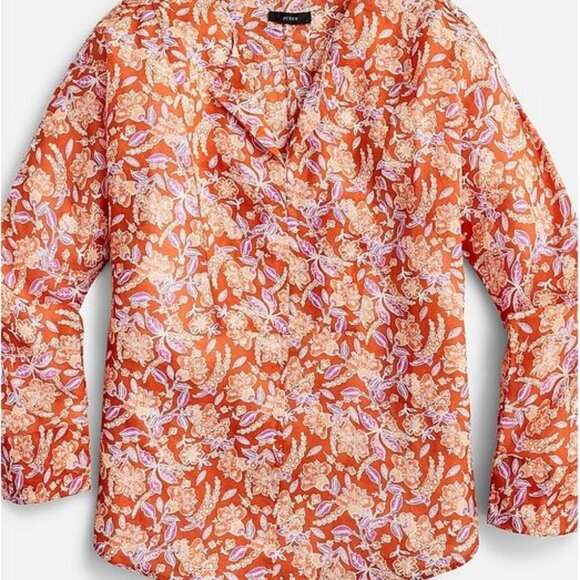 JCrew Floral Tunic- size S - NWT - Picture 1 of 4